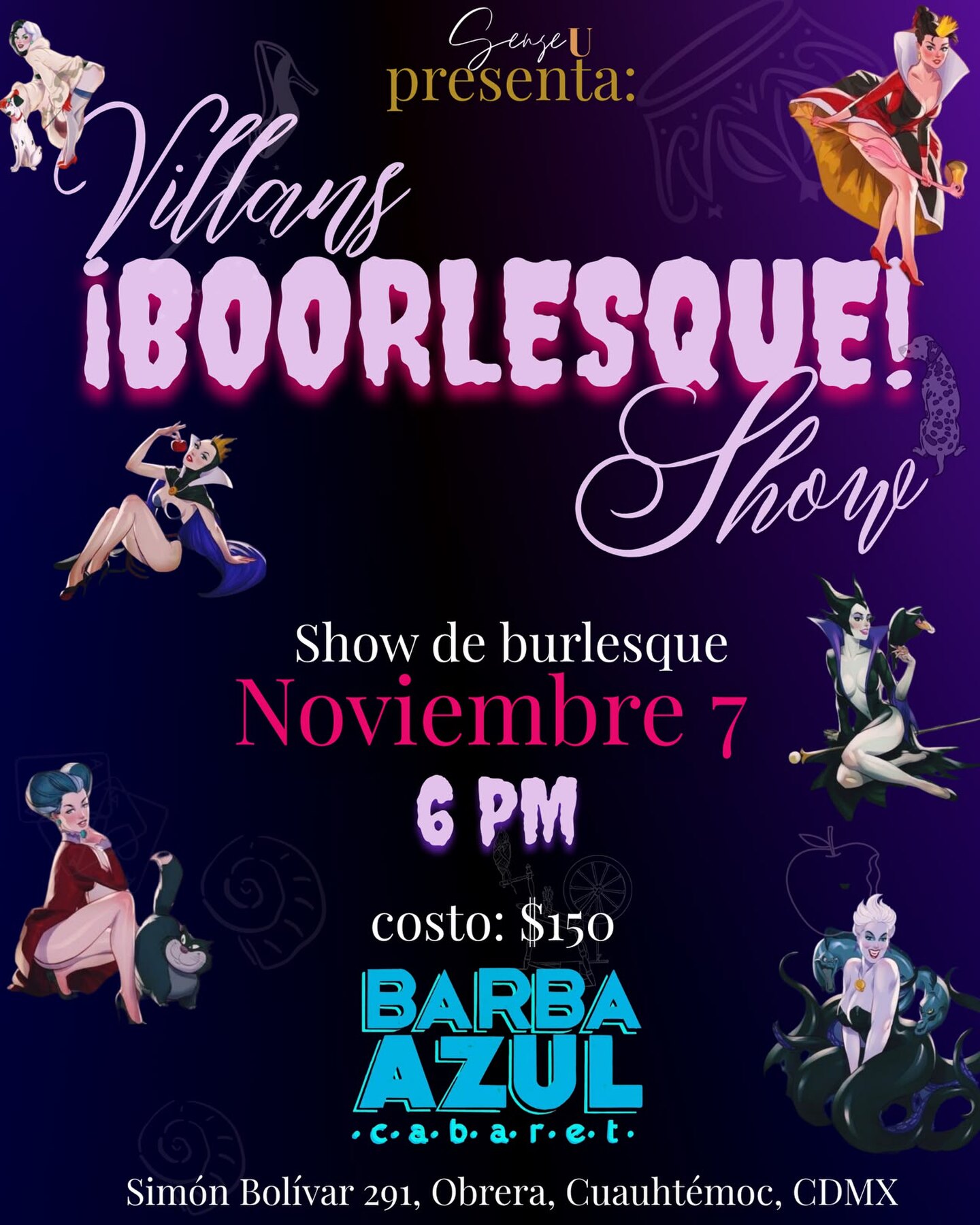 Villans ¡Boorlesque! Show